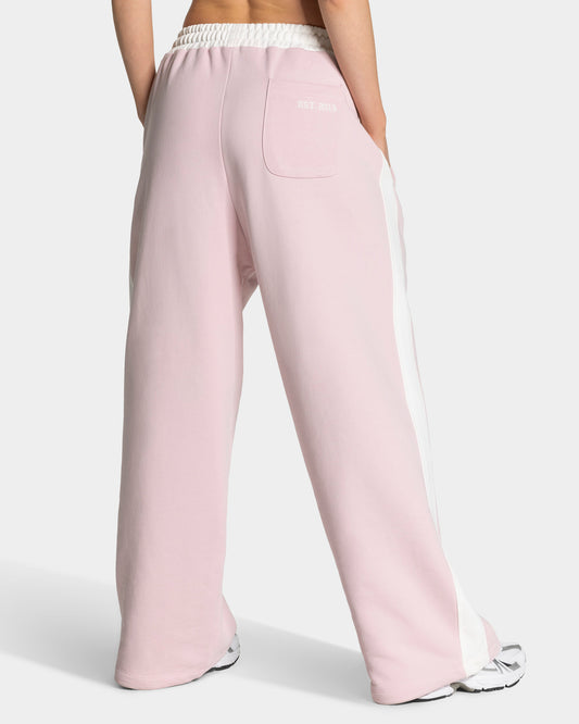 Football Wide Leg Joggers ‘Light Pink’