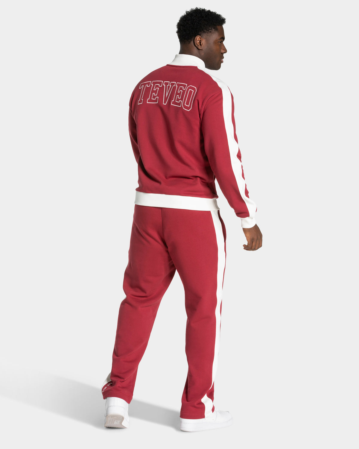 Giacca Football con zip “Cranberry”