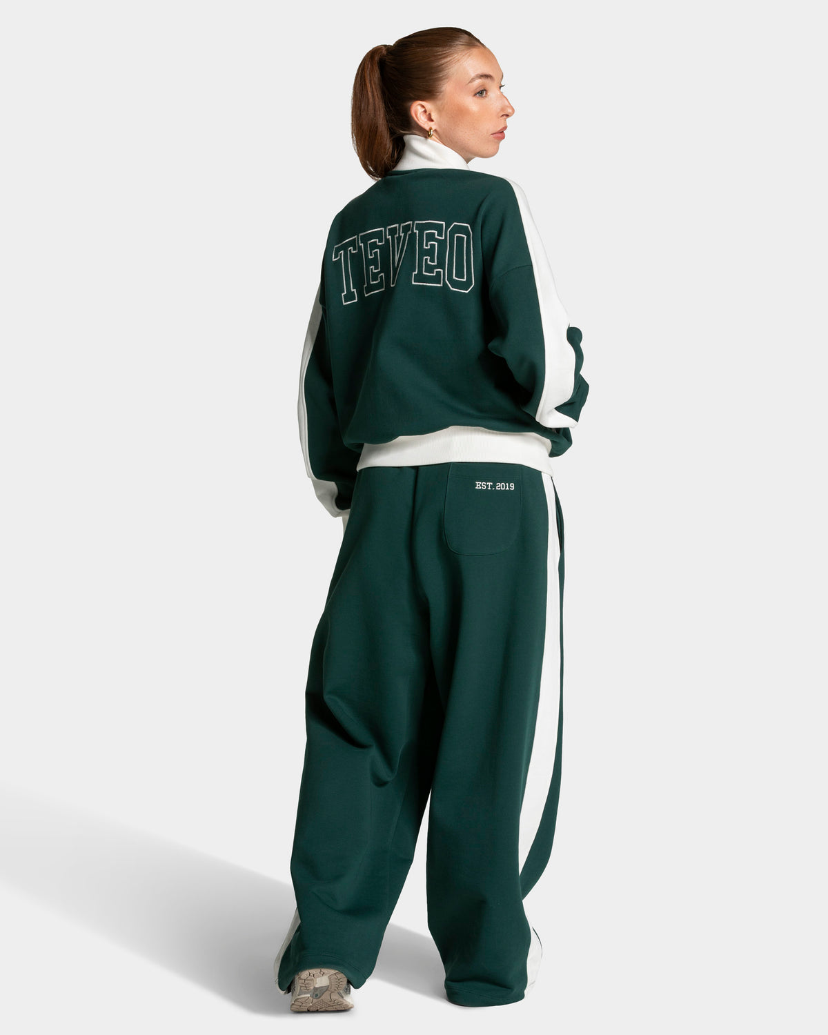 Football Zip Jacket ‘Dark Green’