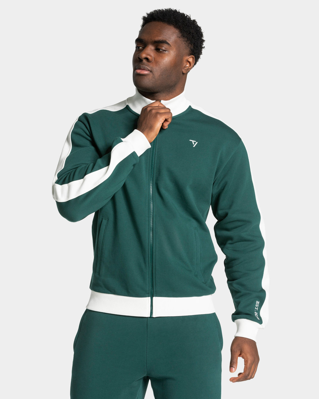 Football Zip Jacket ‘Dark Green’