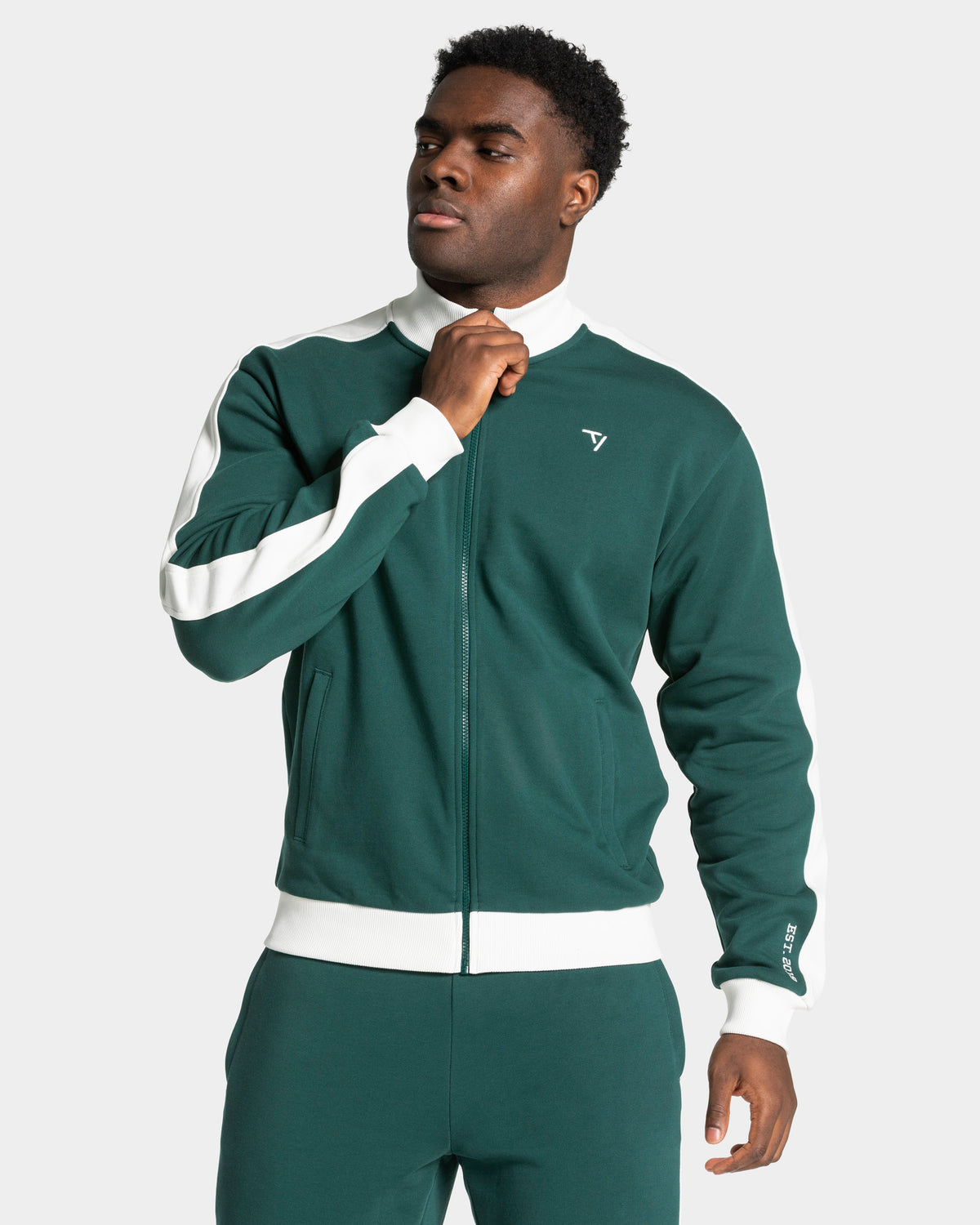Football Zip Jacket ‘Dark Green’