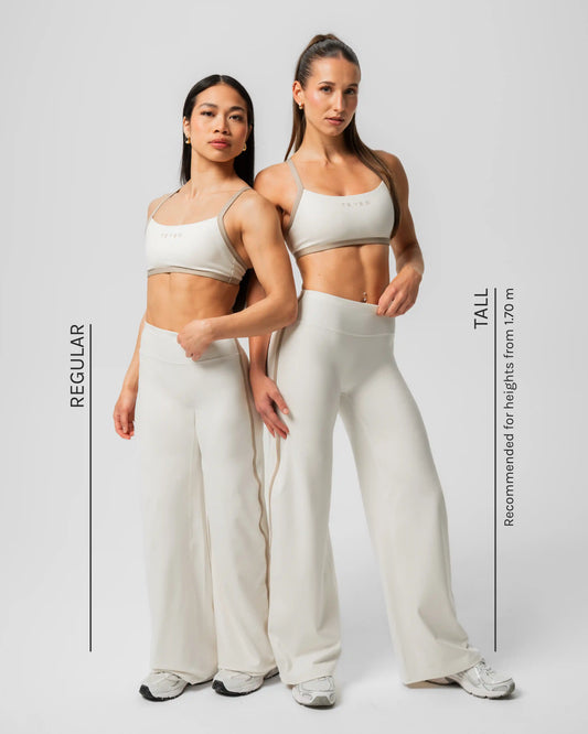 Soft Straight Leg Pants Tall "Off White"