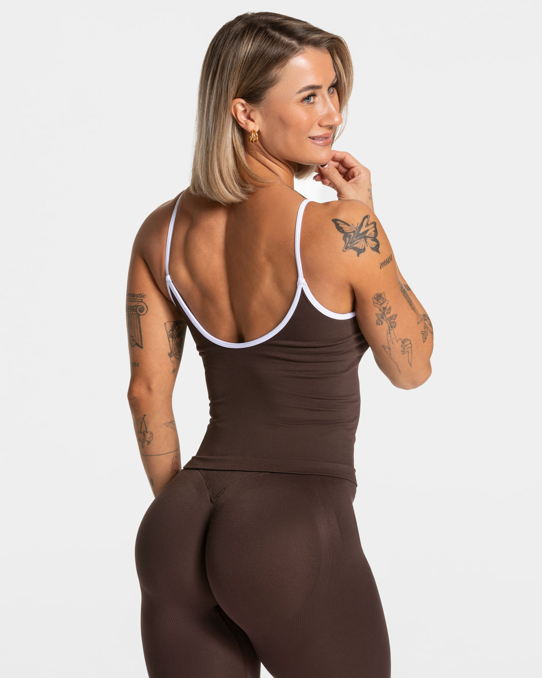 Contrastline Cami Top ‘Espresso’