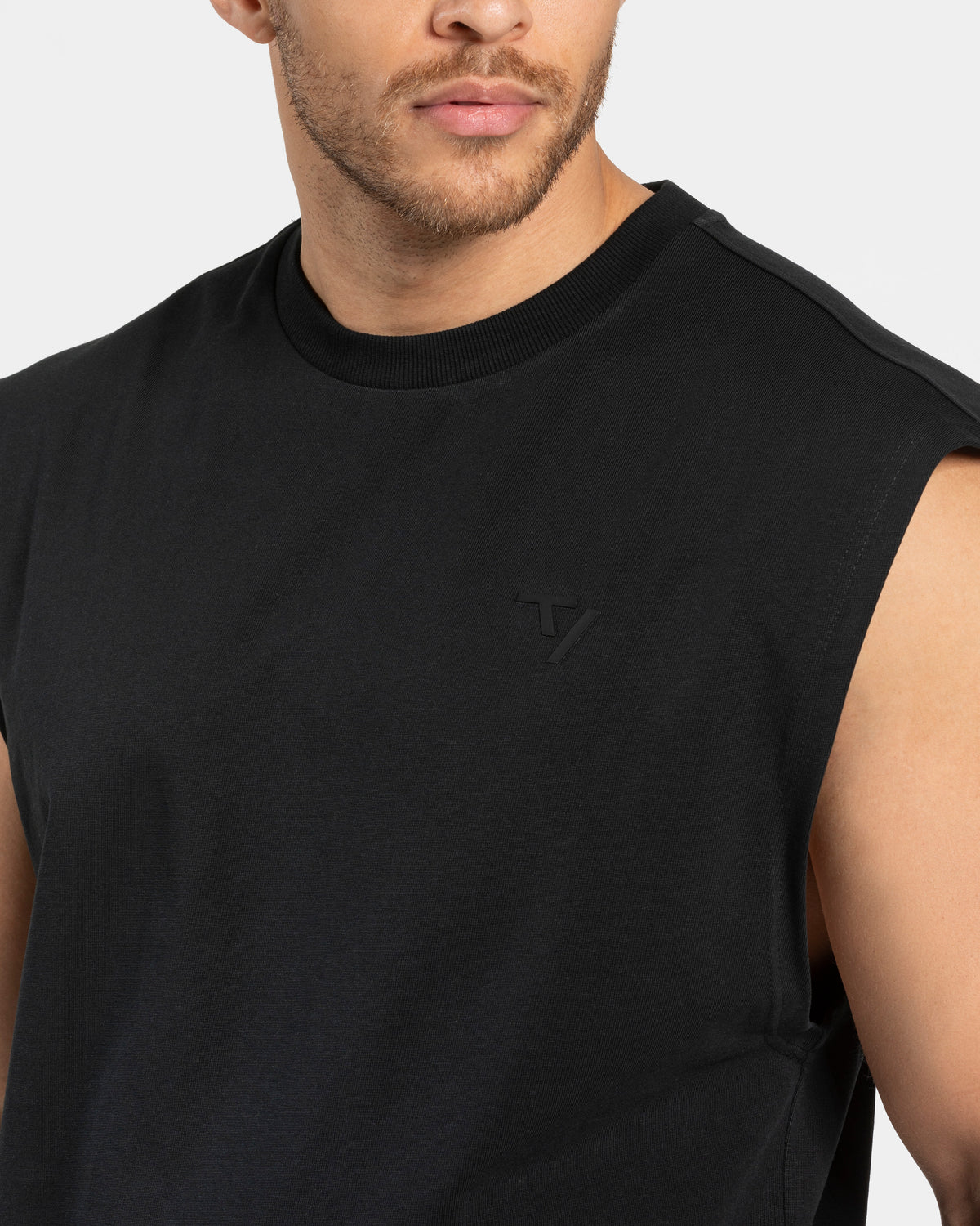 Contrastline Oversized Tank ‘Black’