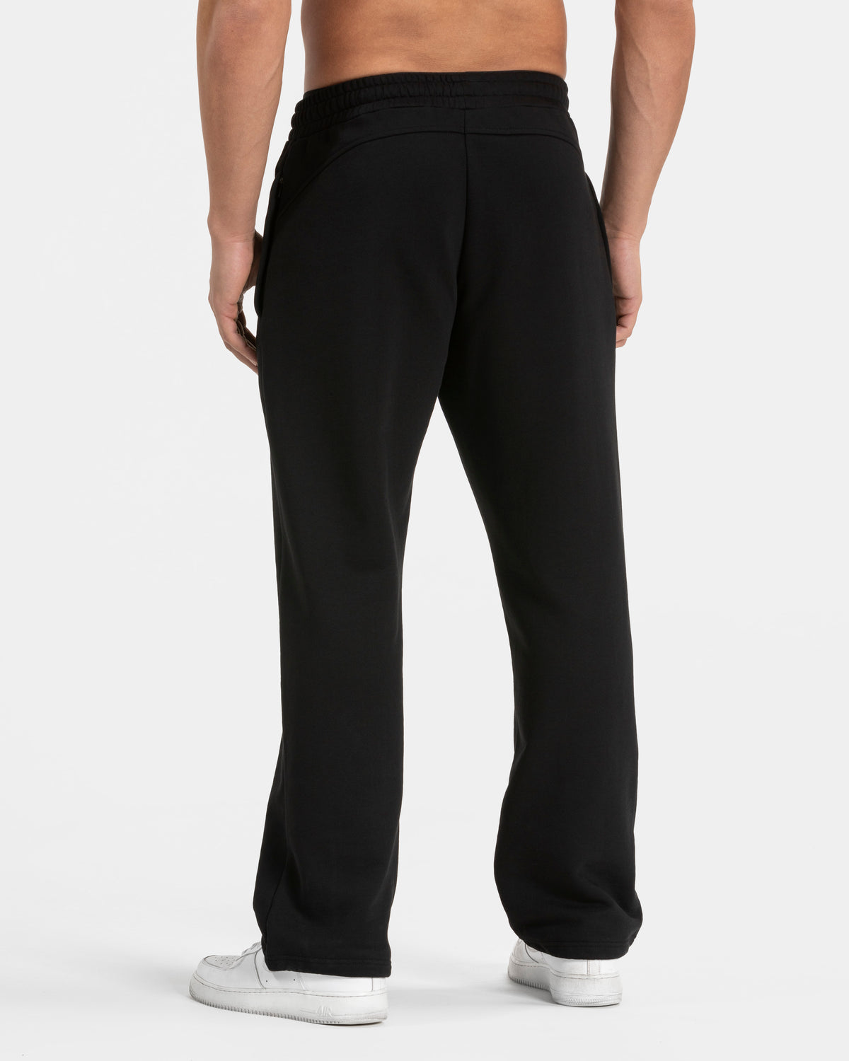 Contrastline Straight Leg Joggers ‘Black’