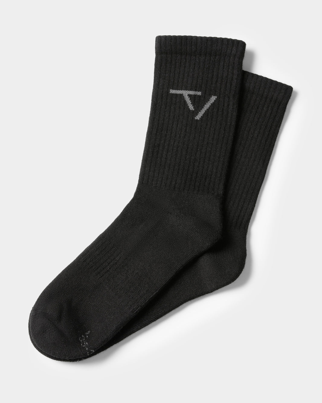 Contrastline TV Socks (2-Pack) ‘Black’