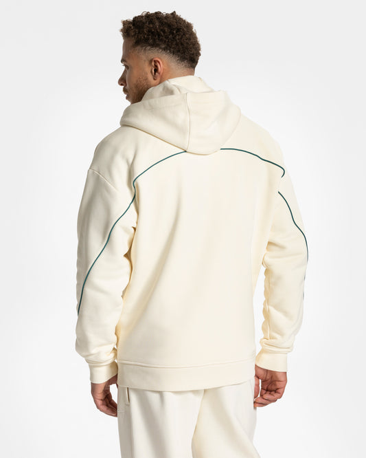 Chaqueta con cremallera Contrastline «blanco roto»