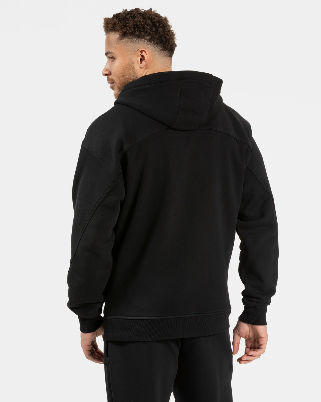 Contrastline Zip Jacke ‘Black’