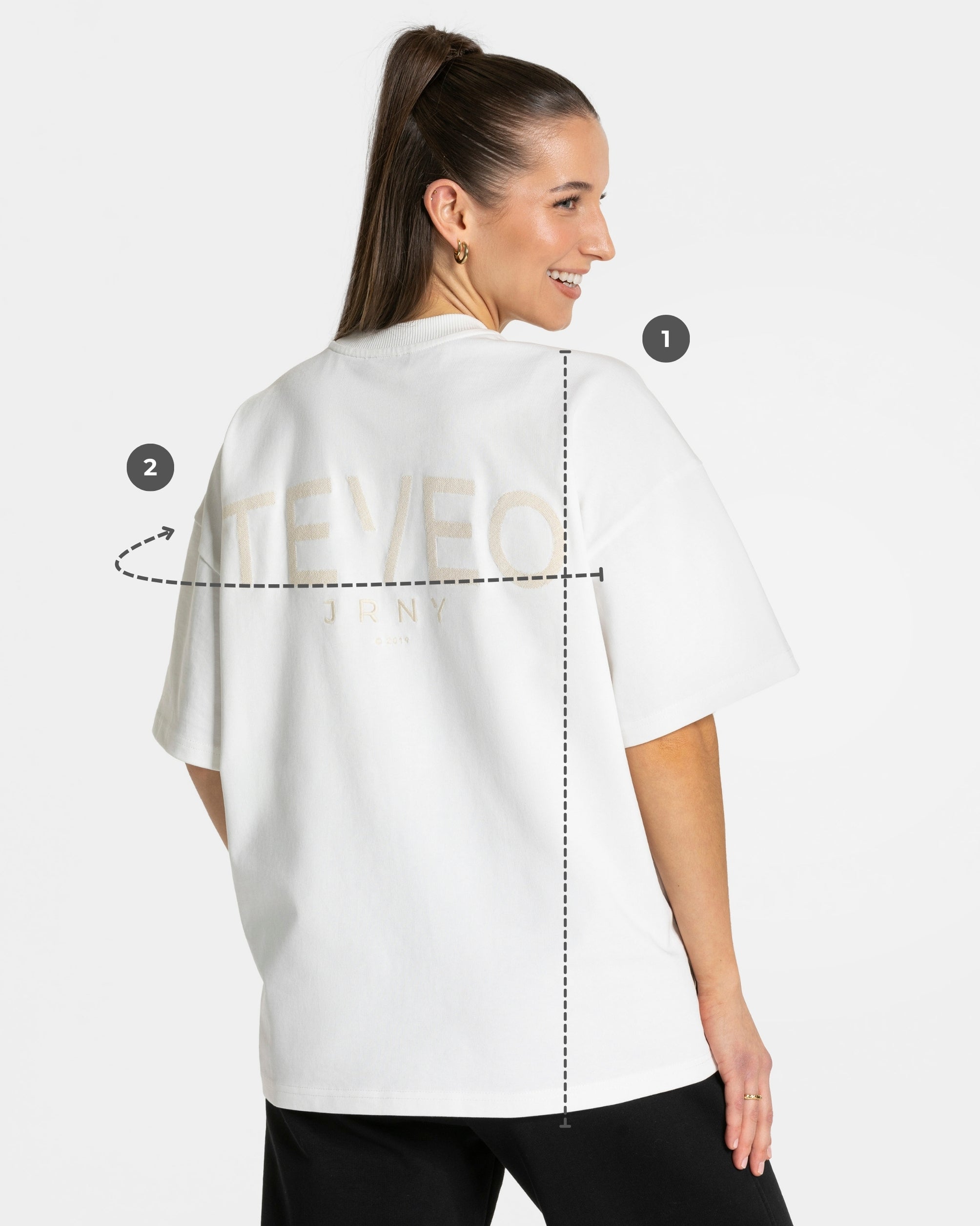 Journey Oversized T-Shirt 'Ice Grey'