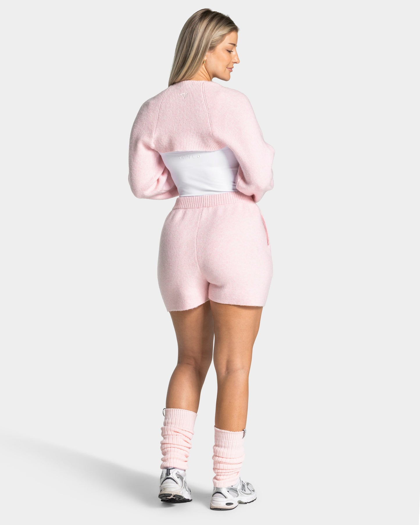 Knit Bolero ‘Light Pink’