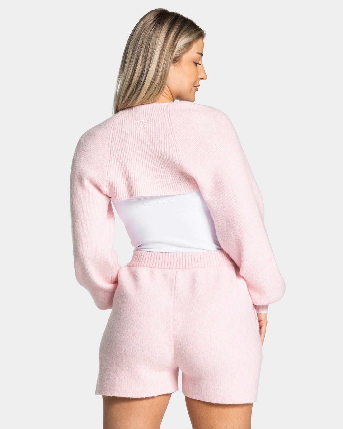 Knit Bolero ‘Light Pink’