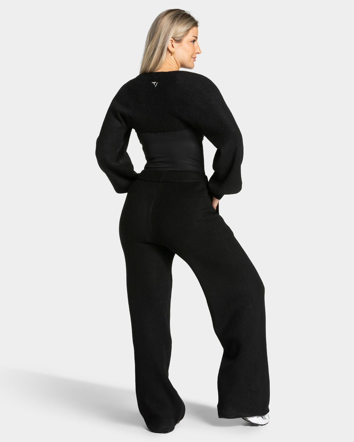 Knit Straight Leg Pants ‘Black’