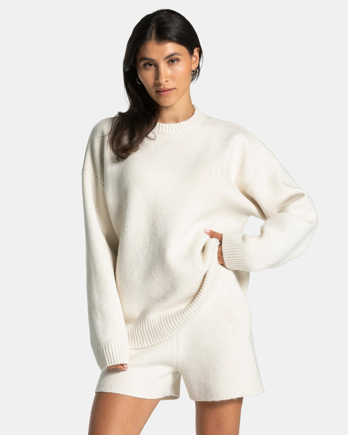 Sudadera Knit «crema»