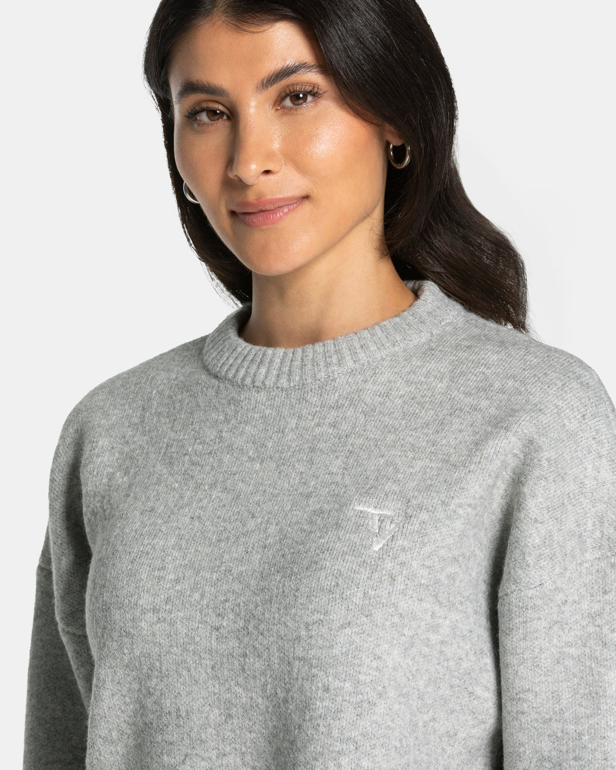 Felpa Knit “Grigio Mélange"