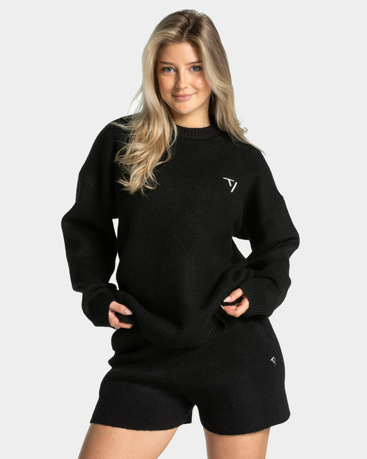 Knit Sweater "Schwarz"