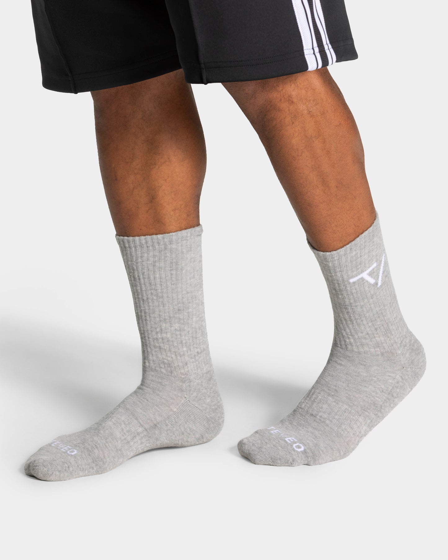 Knit Socken (2er-Pack) "Grau Meliert"