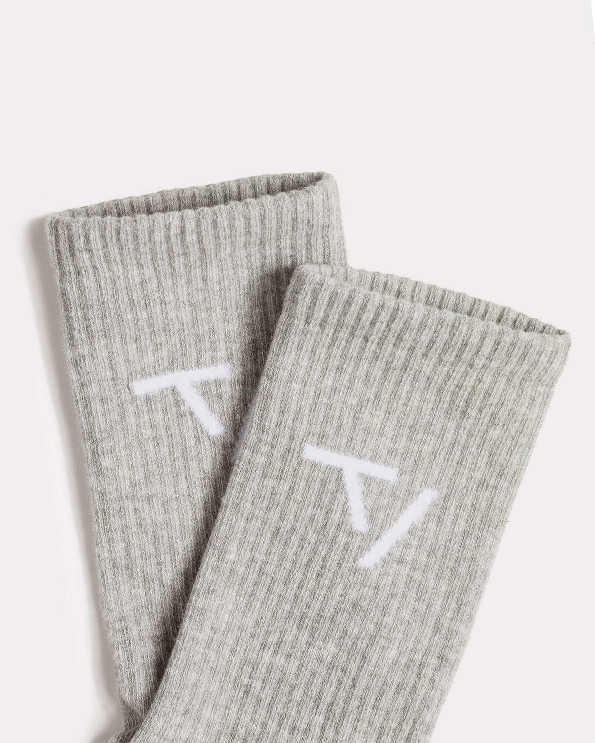 Chaussettes Knit (2 paires) « gris chiné »