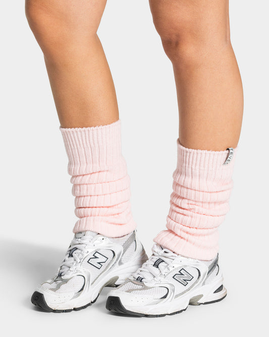 Knit Leg Warmers ‘Light Pink’