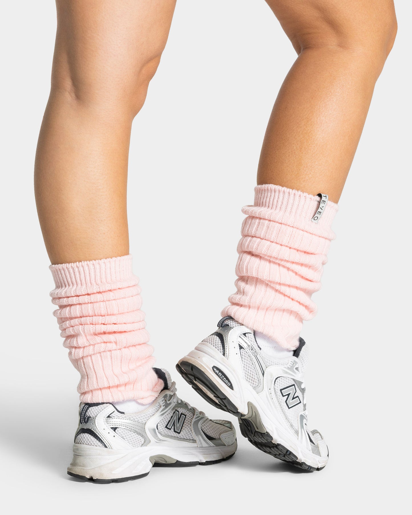 Knit Leg Warmers ‘Light Pink’