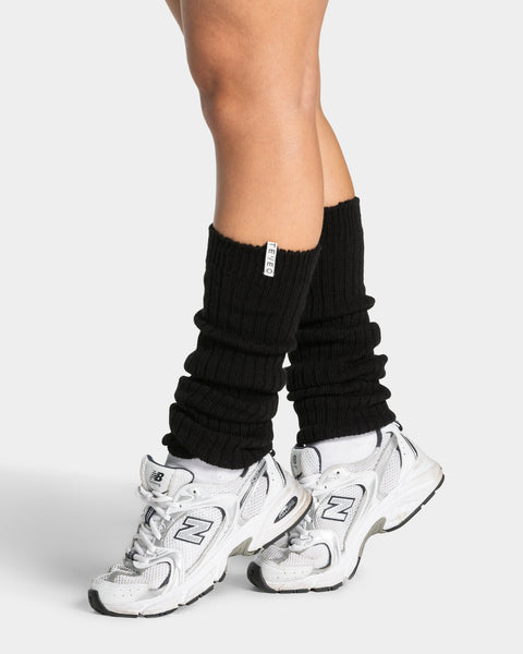 Knit Leg Warmers 'Black'