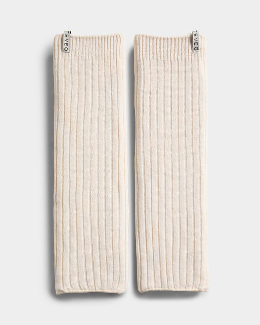 Knit Stulpen "Cream"
