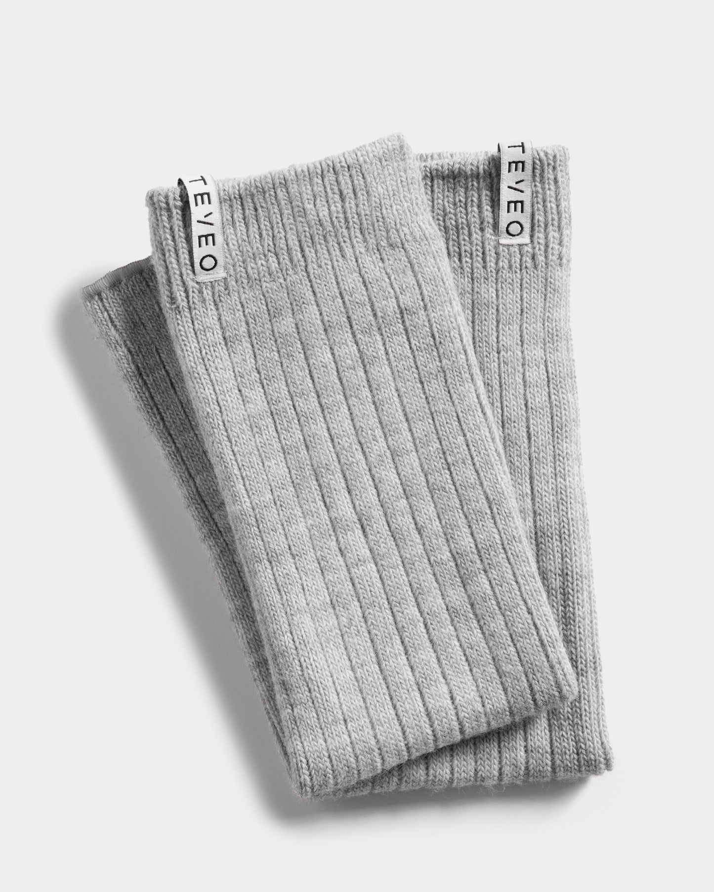 Ocieplacze Knit „Szary melanż”