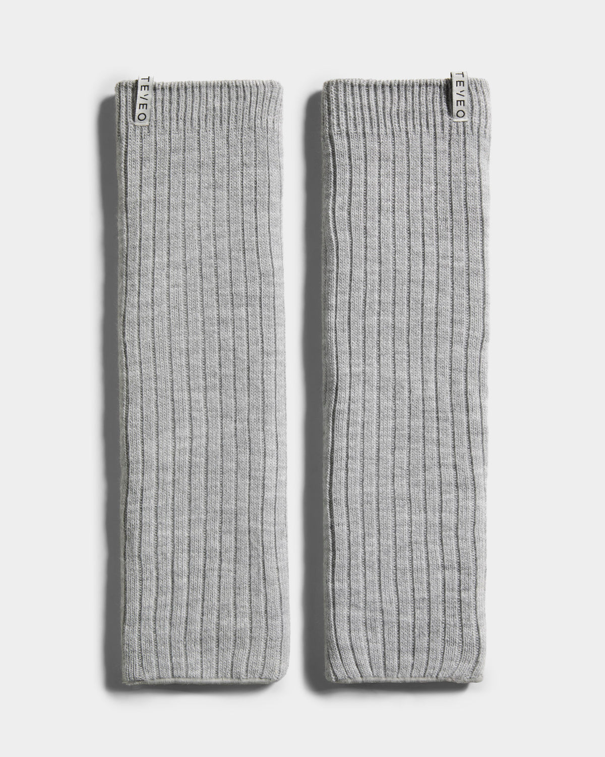 Knit Stulpen "Grau Meliert"