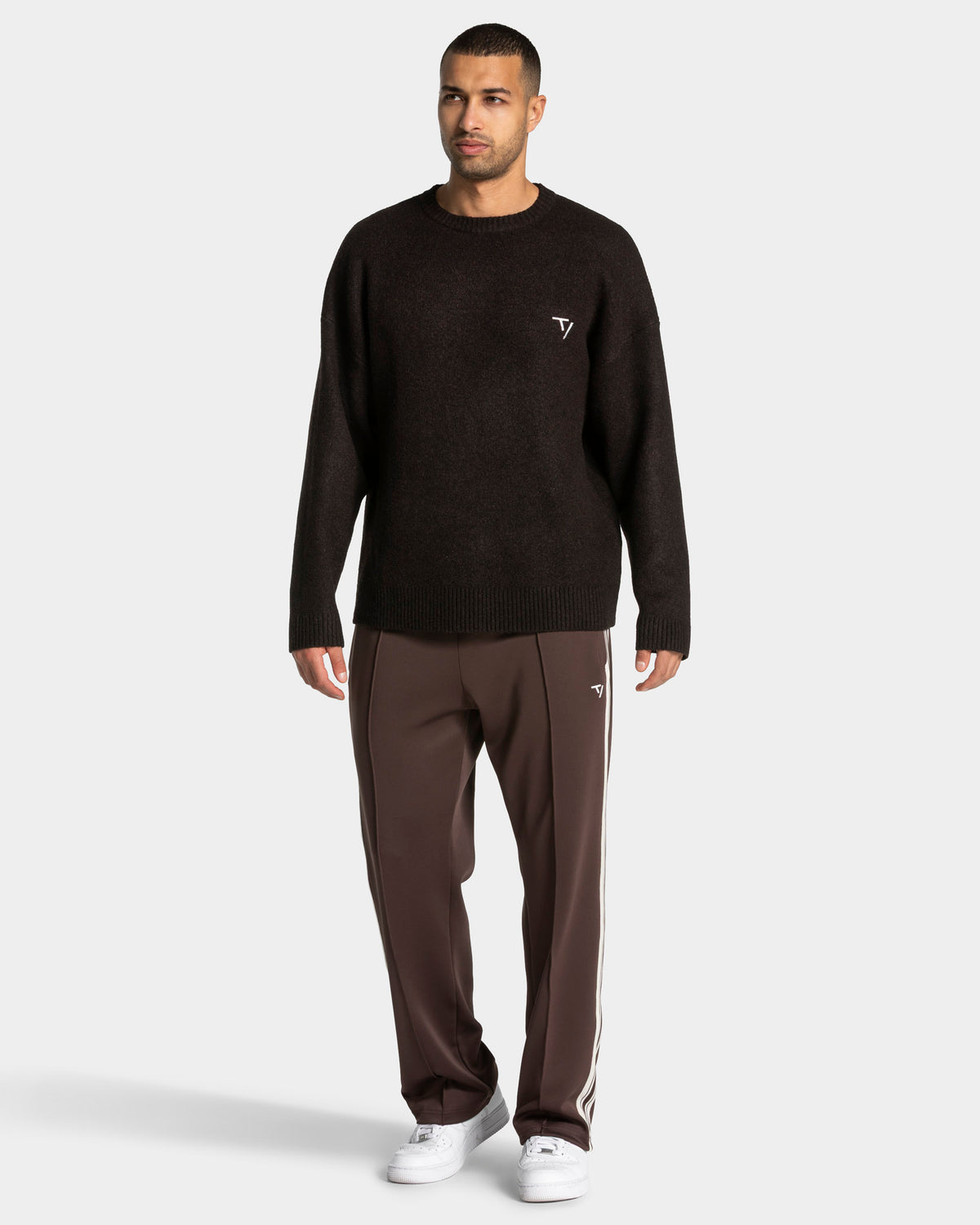 Sweat-shirt Knit « Dark Chocolate »