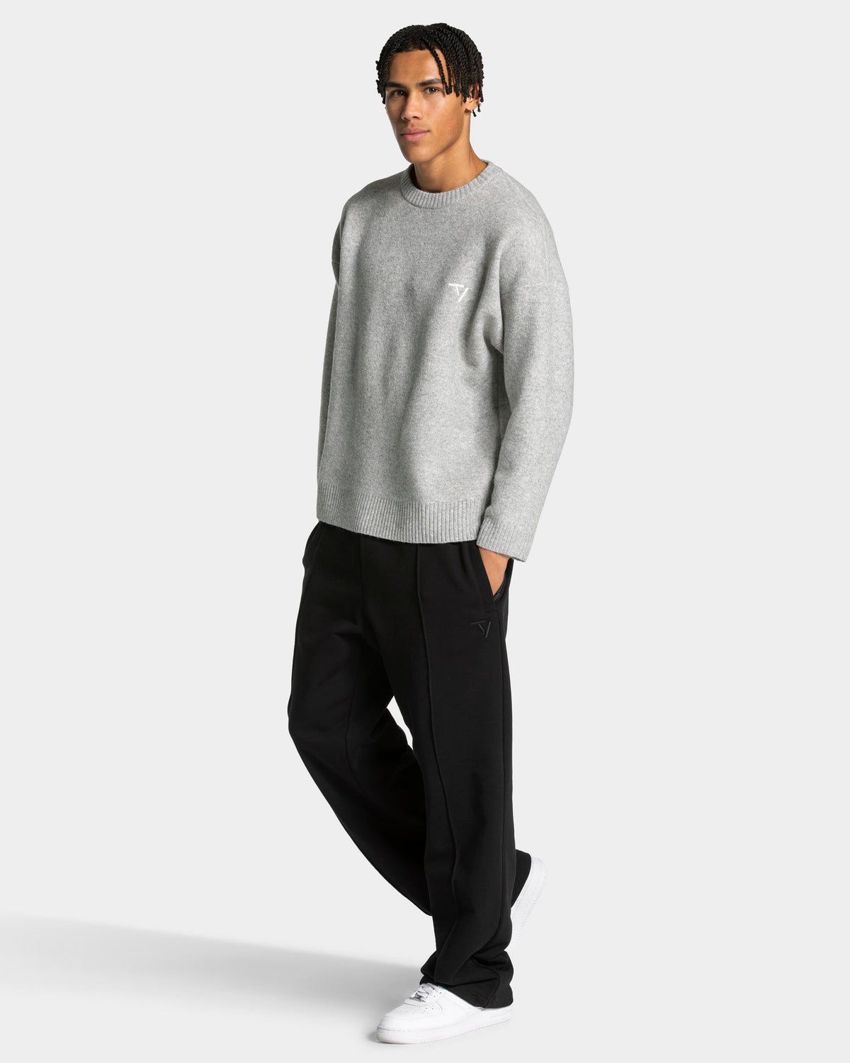 Knit Sweater ‘Grey Marl’