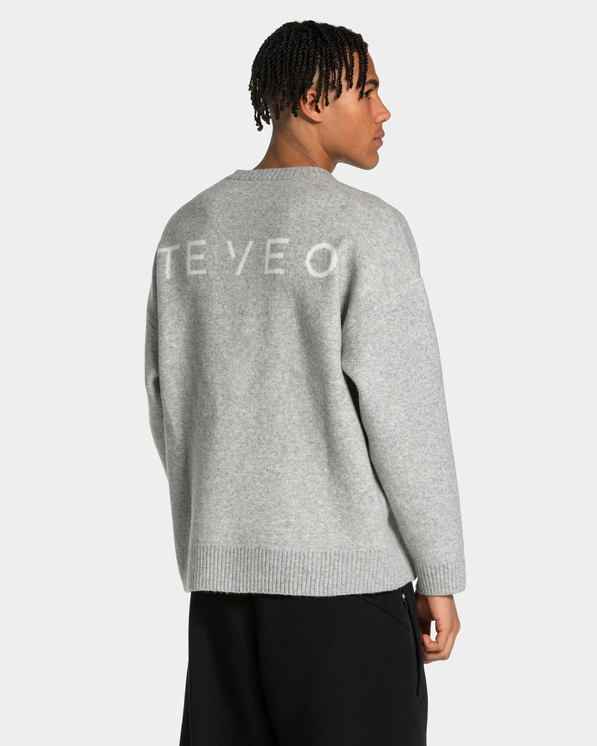 Knit Sweater ‘Grey Marl’