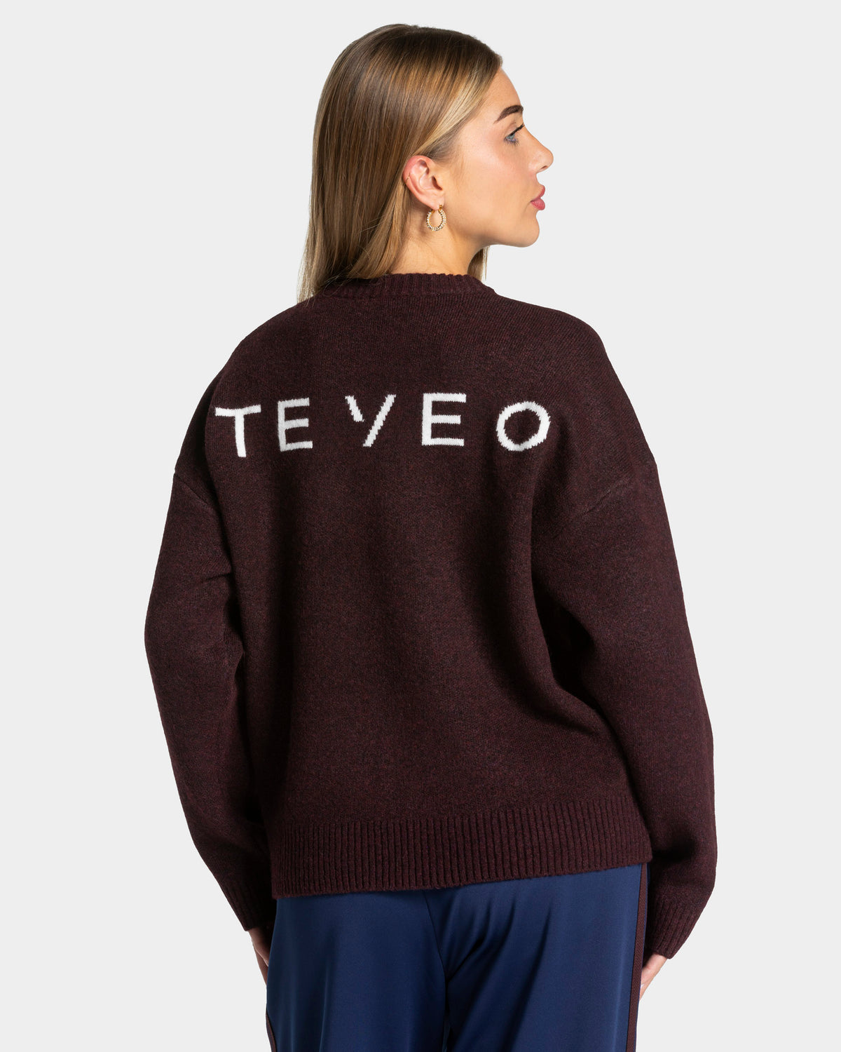 Knit Sweater ‘Merlot’