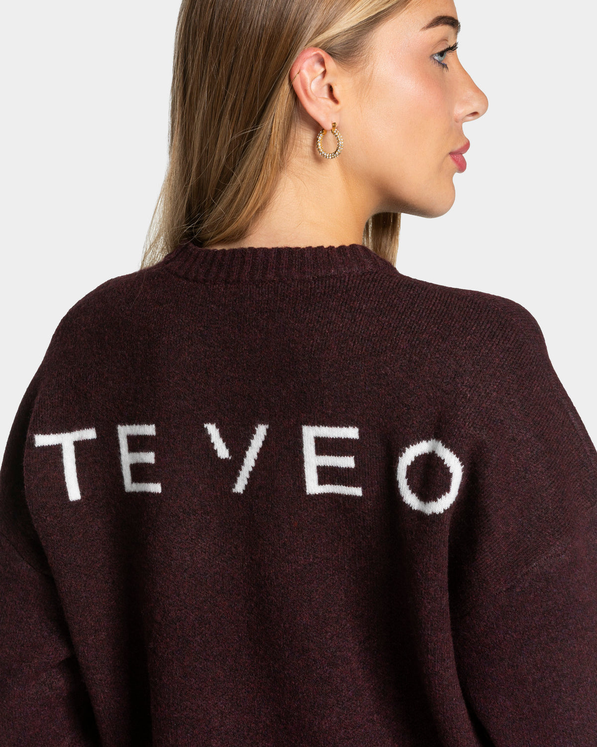 Knit Sweater ‘Merlot’