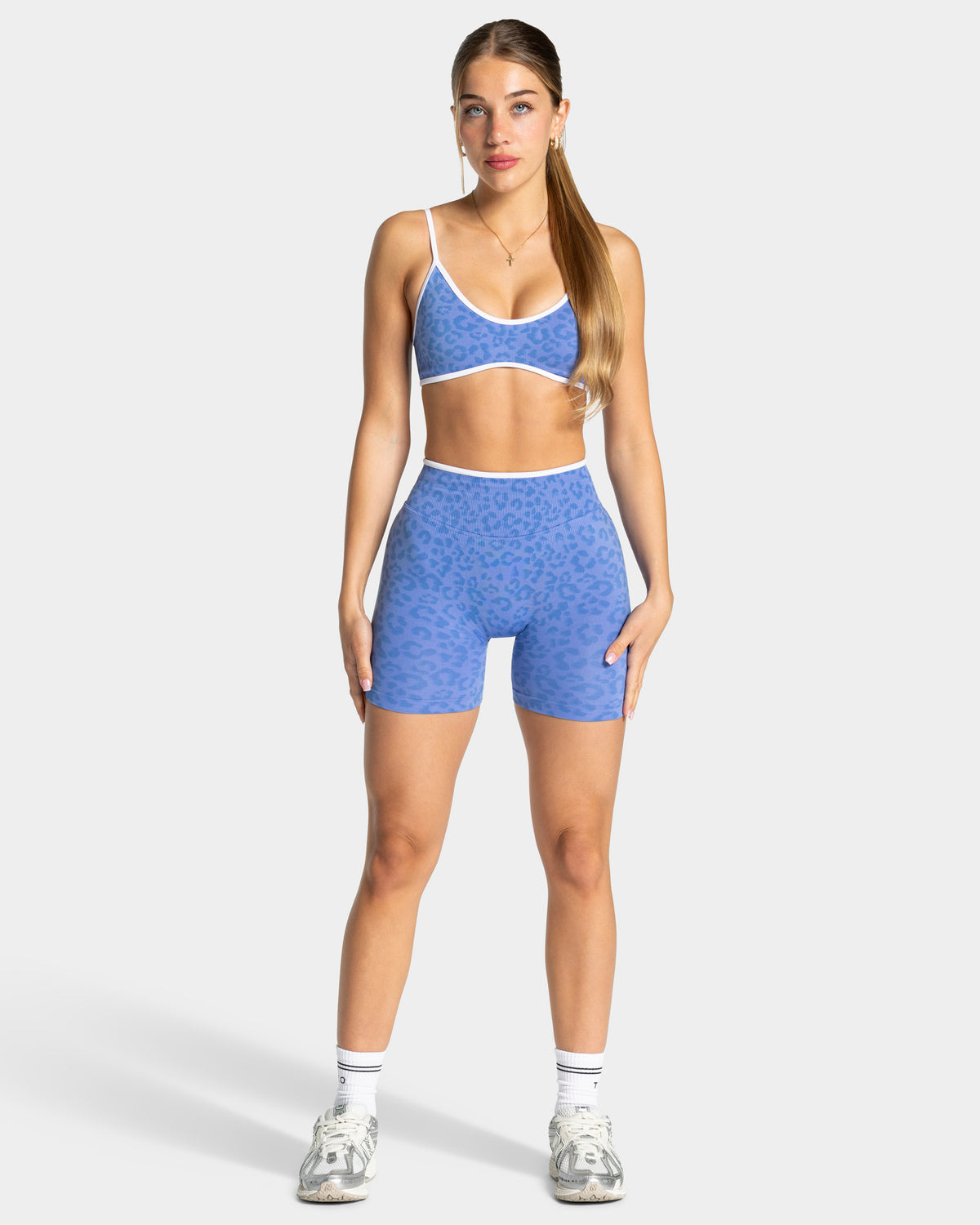 Contrastline Bra ‘Azure Leopard Print’
