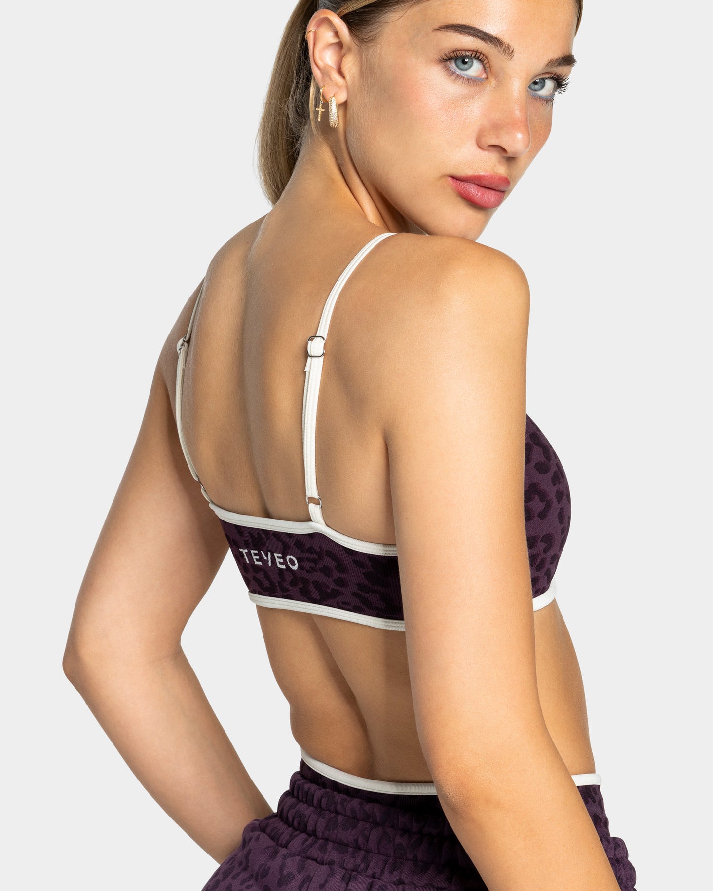Contrastline Bra ‘Blackberry Leopard Print’