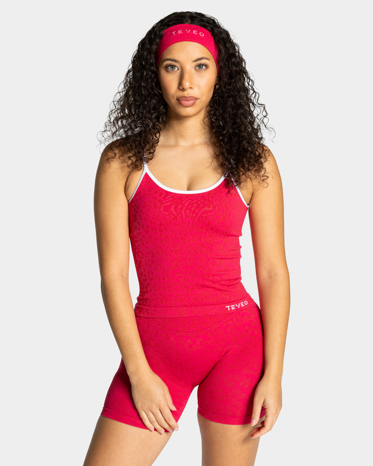 Contrastline Headband ‘Berry Leopard’