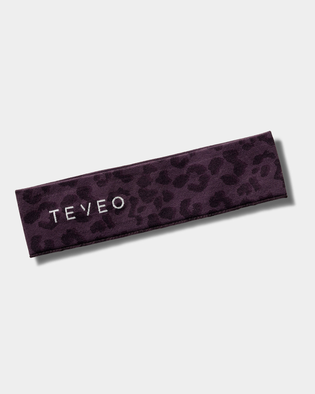 Contrastline Headband ‘Blackberry Leopard Print’