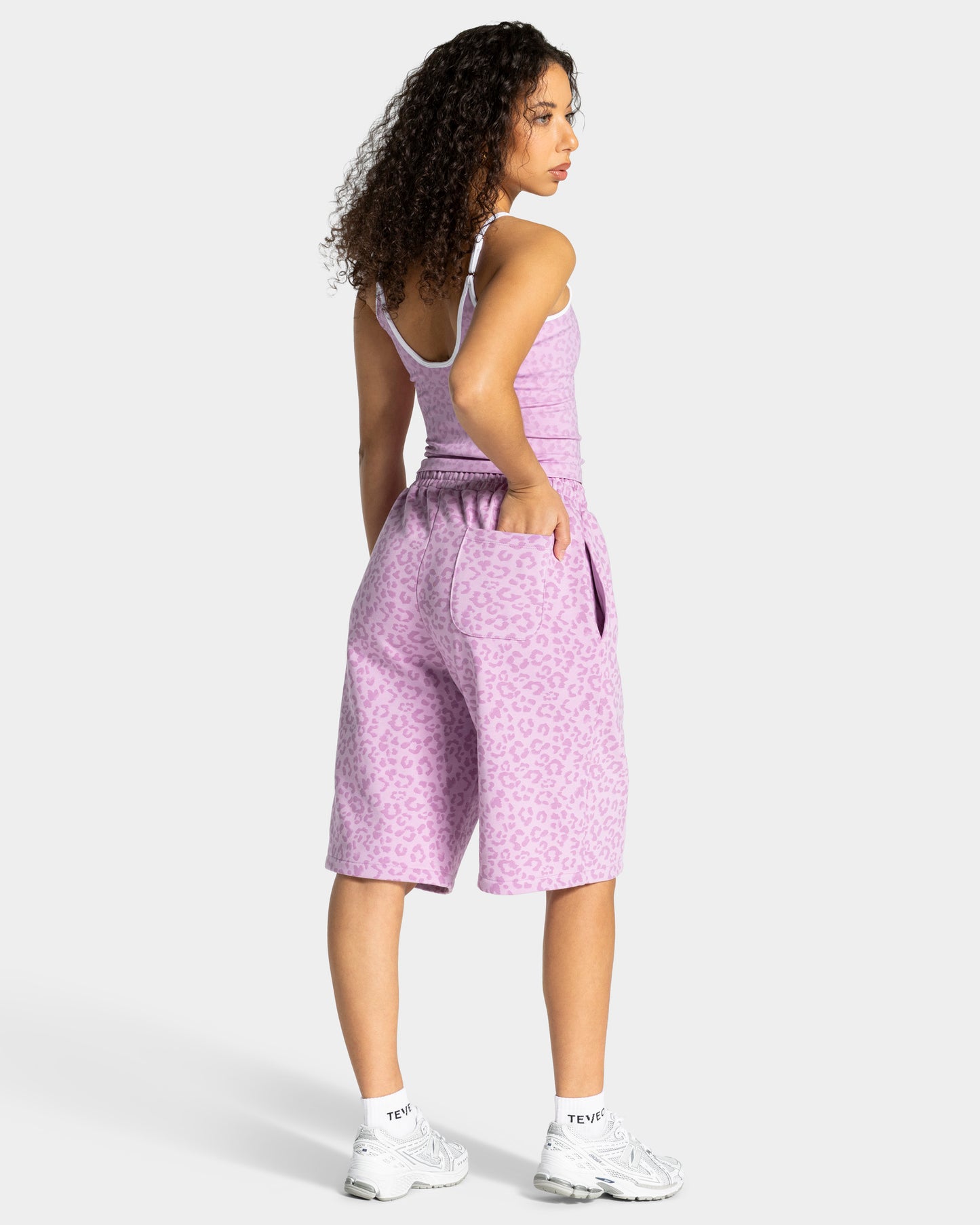 Bermudas oversize Contrastline «leopardo orchid»