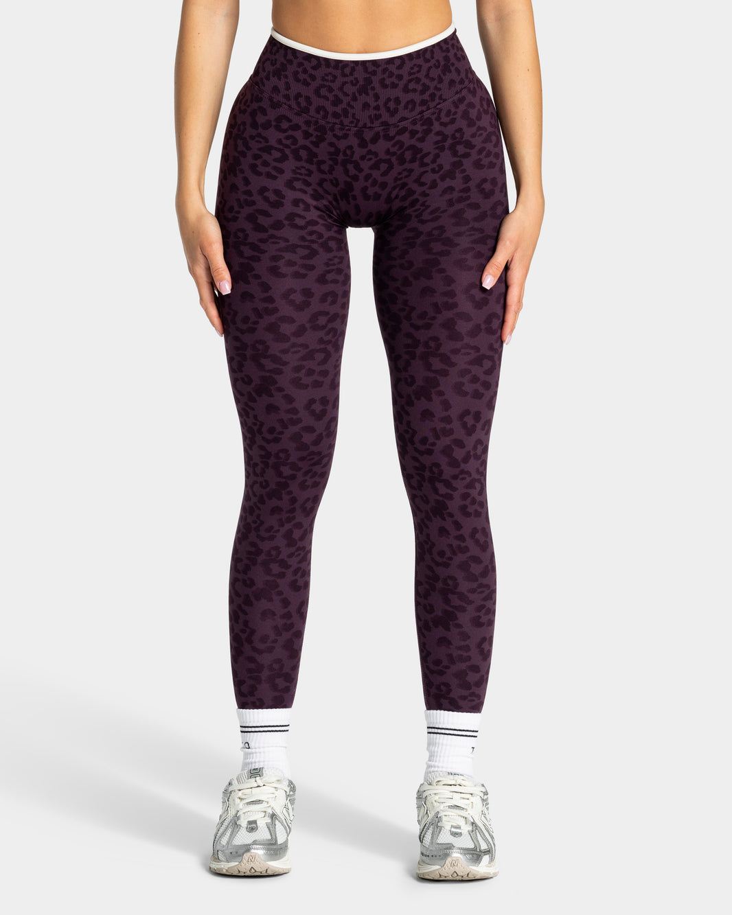 Legging Sculpt Scrunch Contrastline « Léopard Blackberry »