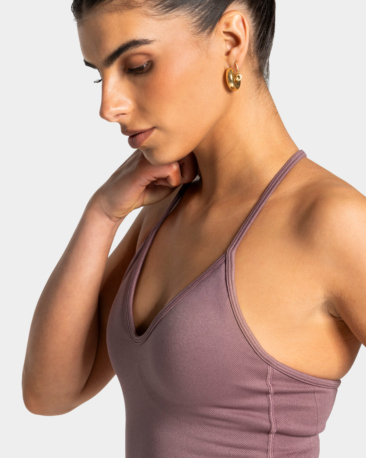 Camiseta de tirantes finos Lift «malva»