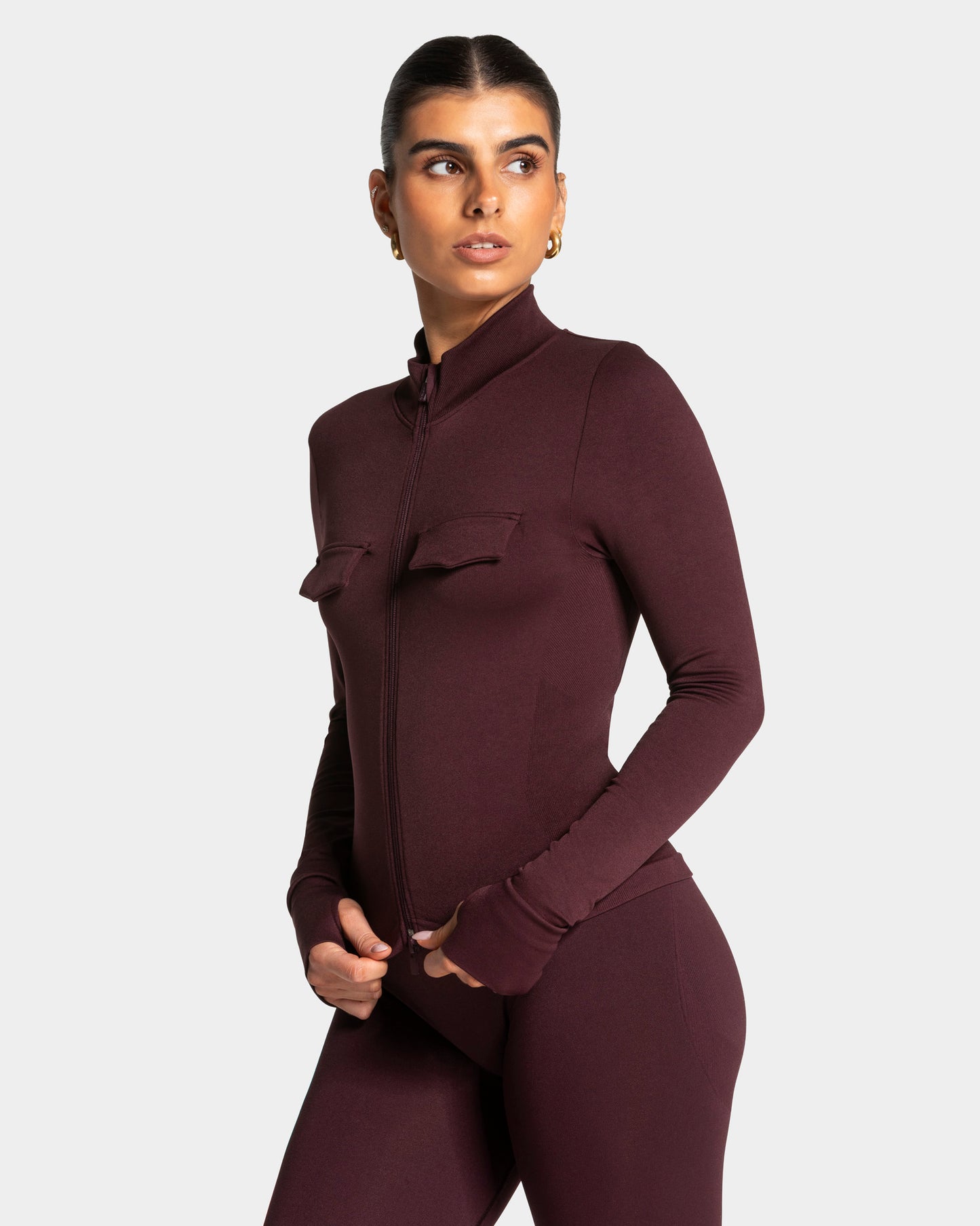 Lift Cargo Zip Jacket ‘Merlot’