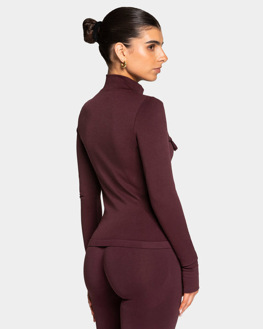Chaqueta con cremallera Lift Cargo «merlot»