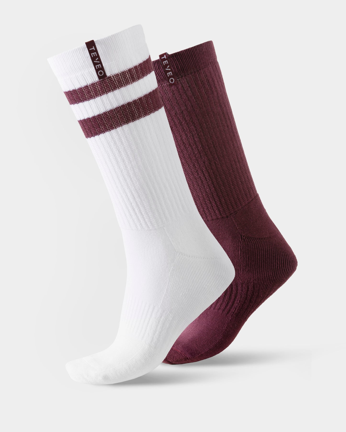 Calzini chunky Lift (confezione da 2 paia) “Merlot"
