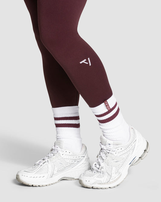 Calzini chunky Lift (confezione da 2 paia) “Merlot"