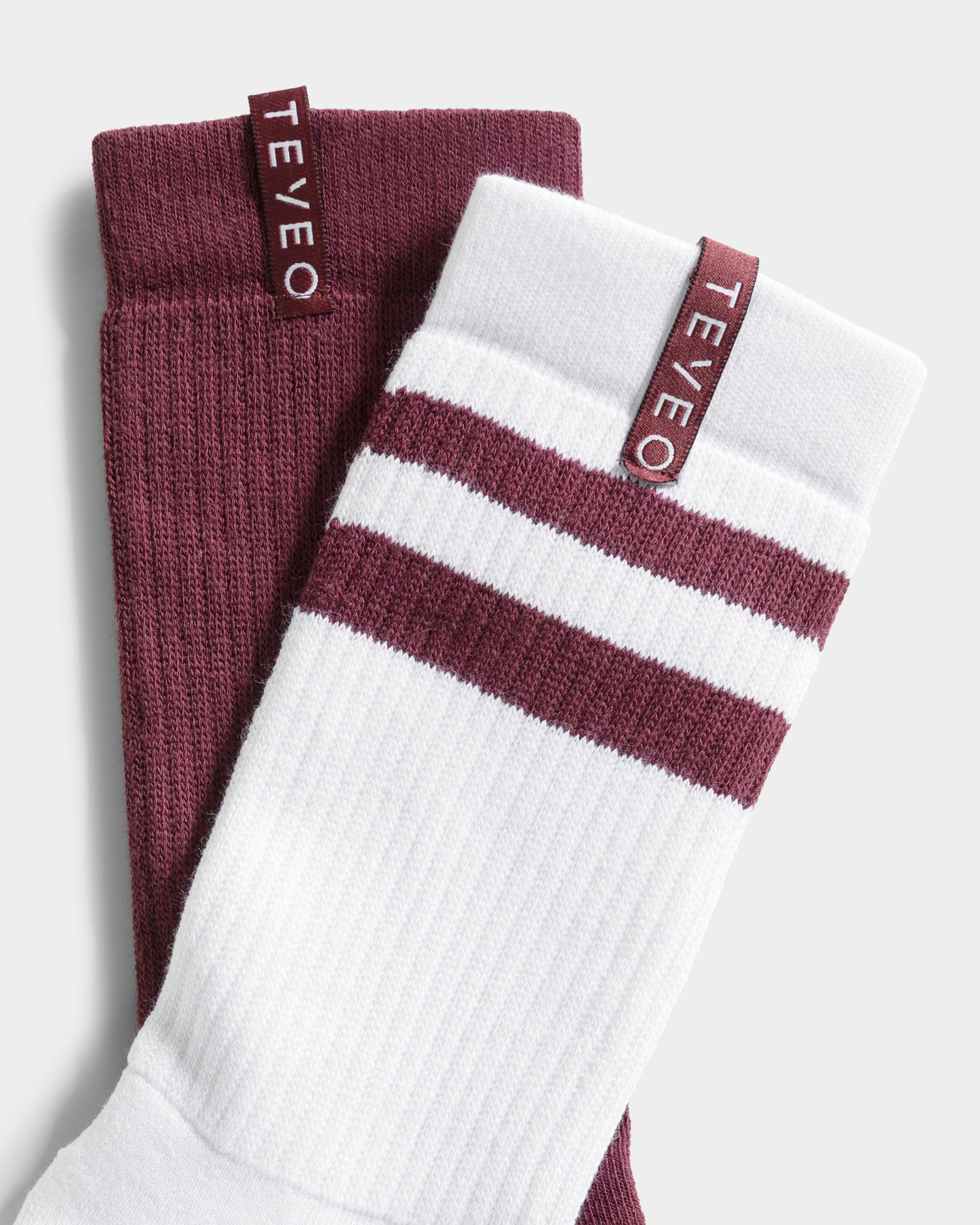 Calzini chunky Lift (confezione da 2 paia) “Merlot"