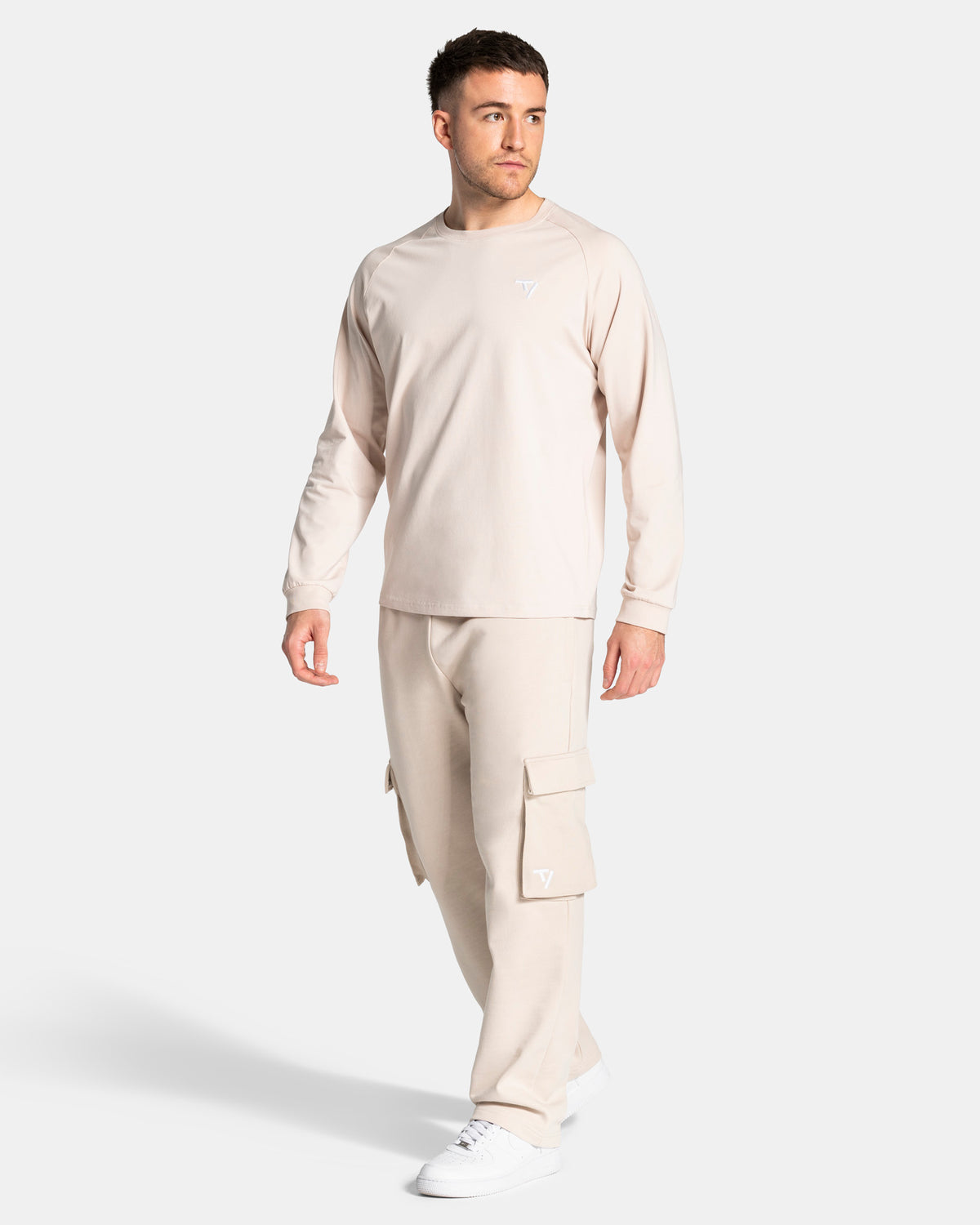 Joggery Lift Wide Leg Cargo „Cream”