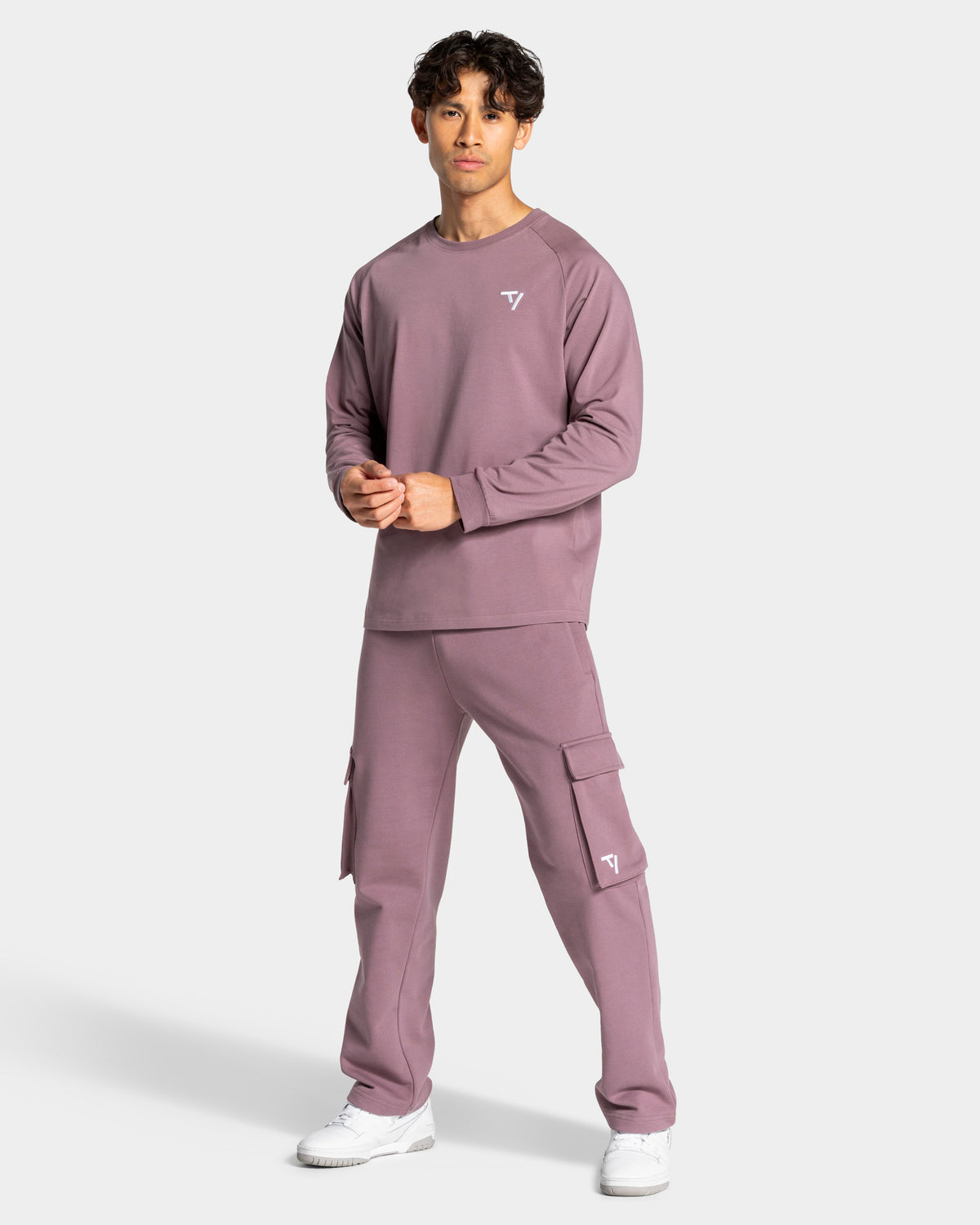 Joggery Lift Wide Leg Cargo „Mauve”