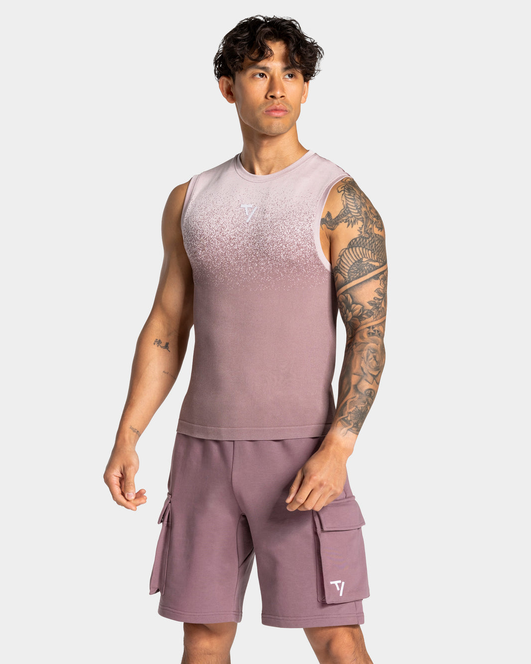 Camiseta sin mangas sin costuras Lift «malva»