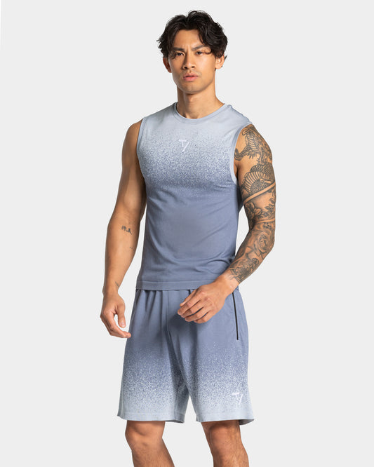 Canotta Lift Seamless “Blu Acciaio”