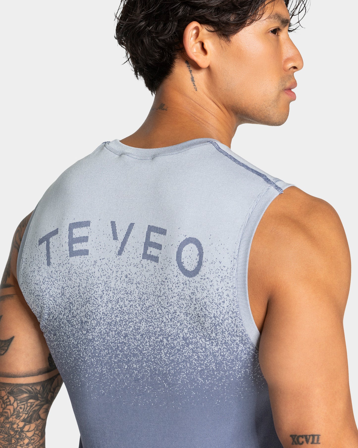Canotta Lift Seamless “Blu Acciaio”