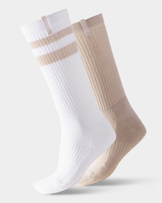 Lift Chunky Socken (2er-Pack) "Cream"
